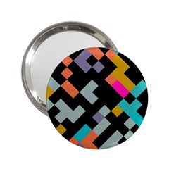 Connected Shapes                                                                             			2 25  Handbag Mirror by LalyLauraFLM