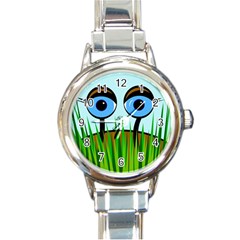 Snail Round Italian Charm Watch by Valentinaart