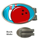 Bowling  Money Clips (Oval)  Front