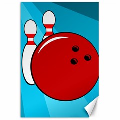 Bowling  Canvas 20  X 30   by Valentinaart