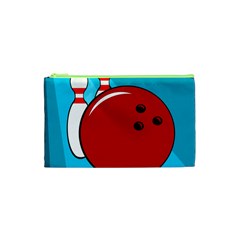 Bowling  Cosmetic Bag (xs) by Valentinaart