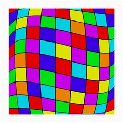 Colorful Cubes Medium Glasses Cloth (2-side) by Valentinaart