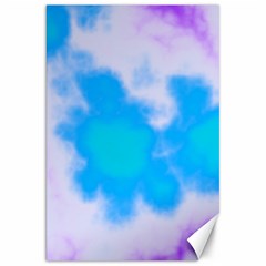 Blue And Purple Clouds Canvas 20  X 30   by TRENDYcouture