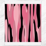 Black and pink camo abstract Canvas 11  x 14   10.95 x13.48  Canvas - 1