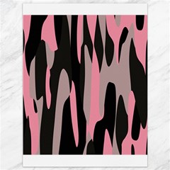 Pink And Black Camouflage 2 Canvas 36  X 48   by TRENDYcouture