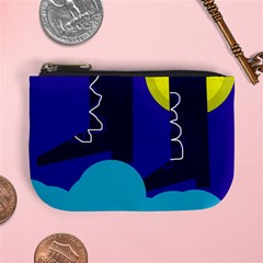 Walking On The Clouds  Mini Coin Purses by Valentinaart