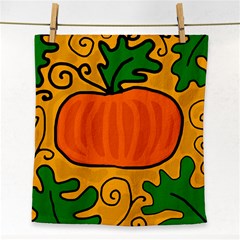 Thanksgiving Pumpkin Face Towel by Valentinaart