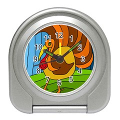 Thanksgiving Turkey  Travel Alarm Clocks by Valentinaart