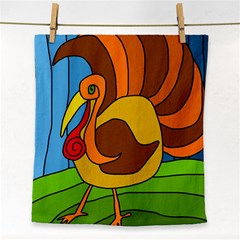 Thanksgiving Turkey  Face Towel by Valentinaart