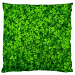 Shamrock Clovers Green Irish St  Patrick Ireland Good Luck Symbol 8000 Sv Standard Flano Cushion Case (One Side) Front