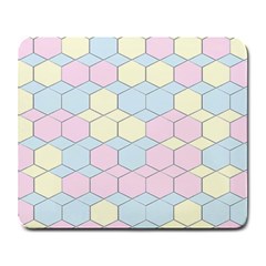 Colorful Honeycomb - Diamond Pattern Large Mousepads by picsaspassion