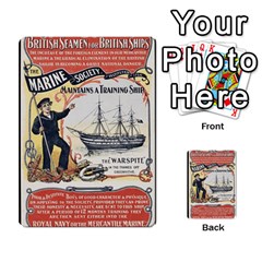 Vintage Advertisement British Navy Marine Typography Multi-purpose Cards (rectangle)  by yoursparklingshop