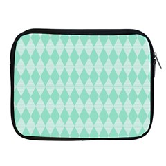 Mint Color Diamond Shape Pattern Apple Ipad 2/3/4 Zipper Cases by picsaspassion