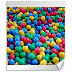 Funny Colorful Red Yellow Green Blue Kids Play Balls Canvas 20  X 24   by yoursparklingshop