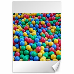 Funny Colorful Red Yellow Green Blue Kids Play Balls Canvas 20  X 30   by yoursparklingshop