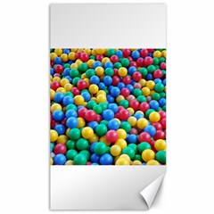 Funny Colorful Red Yellow Green Blue Kids Play Balls Canvas 40  X 72   by yoursparklingshop