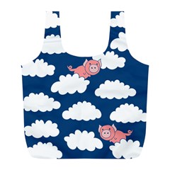 When Pigs Fly Full Print Recycle Bags (l)  by BubbSnugg