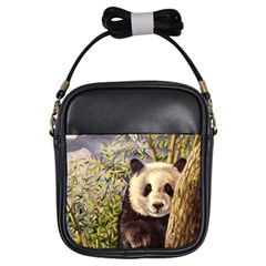 Panda Girls Sling Bags by ArtByThree