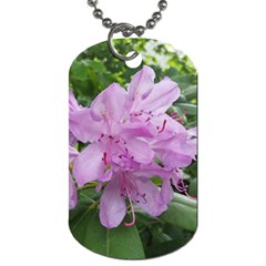 Purple Rhododendron Flower Dog Tag (one Side) by picsaspassion