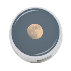 The Moon And Blue Sky 4-port Usb Hub (one Side) by picsaspassion