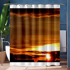 Summer Sunset Shower Curtain 60  X 72  (medium)  by picsaspassion