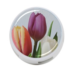 Tulip Spring Flowers 4-port Usb Hub (two Sides)  by picsaspassion