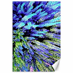 Colorful Floral Art Canvas 12  X 18   by yoursparklingshop