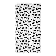 Black Cats  Shower Curtain 36  X 72  (stall)  by kostolom3000shop