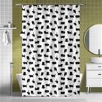 Black Cats  Shower Curtain 48  x 72  (Small)  Curtain(48  X 72 ) - 42.18 x64.8  Curtain(48  X 72 )