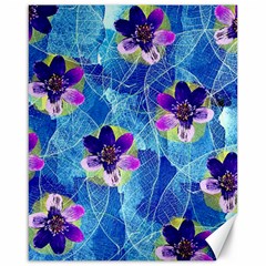 Purple Flowers Canvas 16  X 20   by DanaeStudio