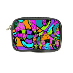 Abstract Sketch Art Squiggly Loops Multicolored Coin Purse by EDDArt