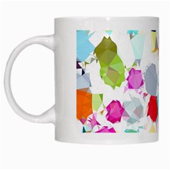 Colorful Diamonds Dream White Mugs by DanaeStudio