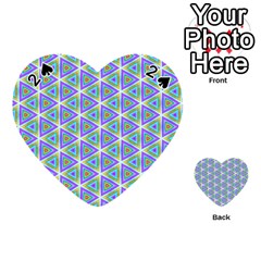 Colorful Retro Geometric Pattern Playing Cards 54 (heart)  by DanaeStudio