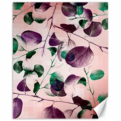 Spiral Eucalyptus Leaves Canvas 16  X 20   by DanaeStudio