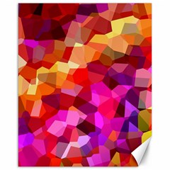 Geometric Fall Pattern Canvas 16  X 20   by DanaeStudio