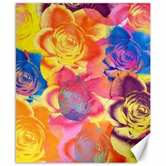 Pop Art Roses Canvas 8  X 10  by DanaeStudio