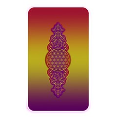 Flower Of Life Vintage Gold Ornaments Red Purple Olive Memory Card Reader by EDDArt