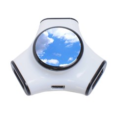 Clouds And Blue Sky 3-port Usb Hub by picsaspassion