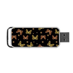 Insects Motif Pattern Portable Usb Flash (two Sides) by dflcprints