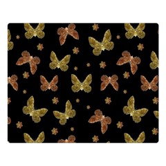 Insects Motif Pattern Double Sided Flano Blanket (large)  by dflcprints