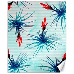 Tillansia Flowers Pattern Canvas 16  X 20   by DanaeStudio