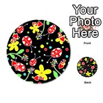 Flowers and ladybugs Playing Cards 54 (Round)  Front - HeartJ