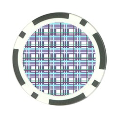 Decorative Plaid Pattern Poker Chip Card Guards (10 Pack)  by Valentinaart