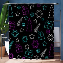 Creative Xmas Pattern Shower Curtain 60  X 72  (medium)  by Valentinaart