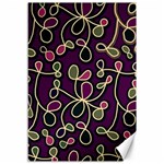 Elegant purple pattern Canvas 12  x 18   11.88 x17.36  Canvas - 1