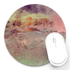 Sunrise Round Mousepads by digitaldivadesigns