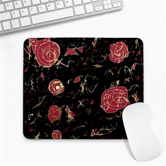 Elegant Mind Large Mousepads by Valentinaart