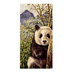 Panda Shower Curtain 36  X 72  (stall)  by ArtByThree