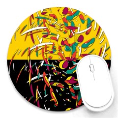 Little Things 2 Round Mousepads by Valentinaart