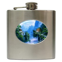 Fantasy Nature Hip Flask (6 Oz) by Brittlevirginclothing